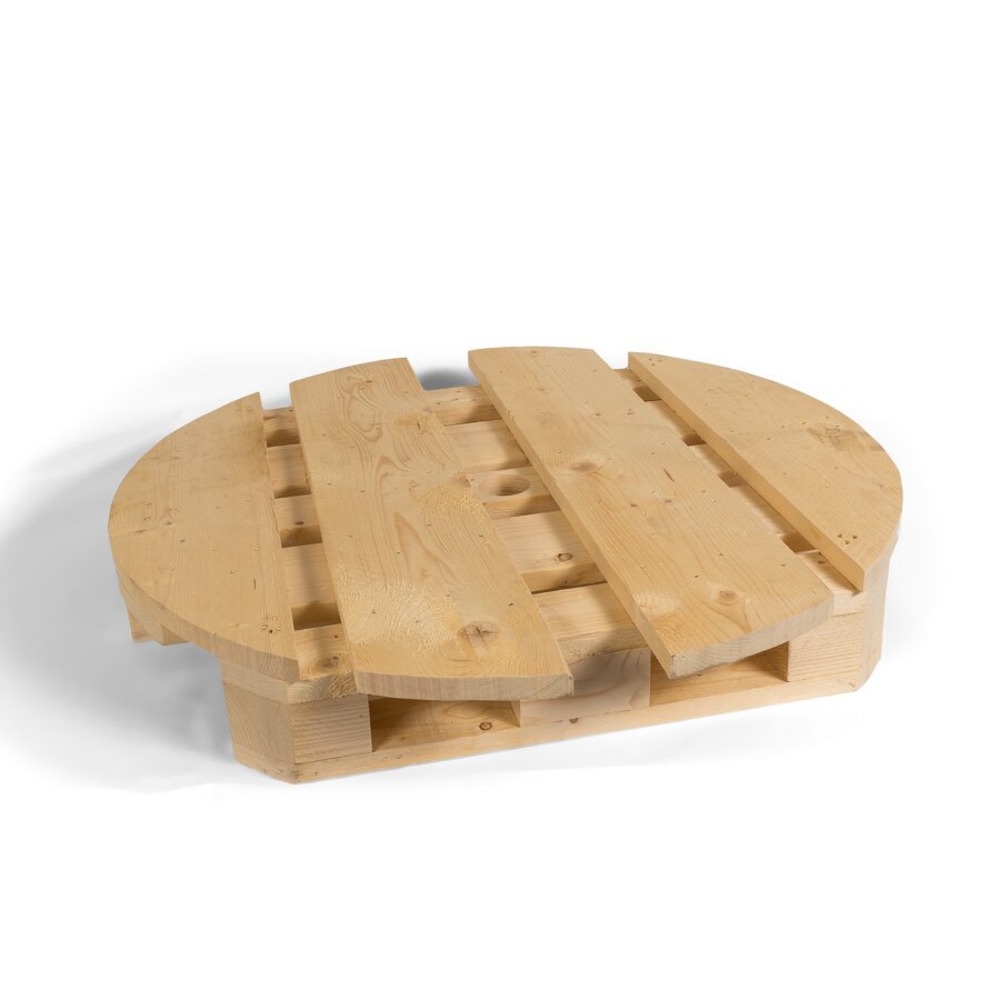 Individuelle Rundpaletten fr Coil, Fsser oder Rollen - nur auf Anfrage erhltlich