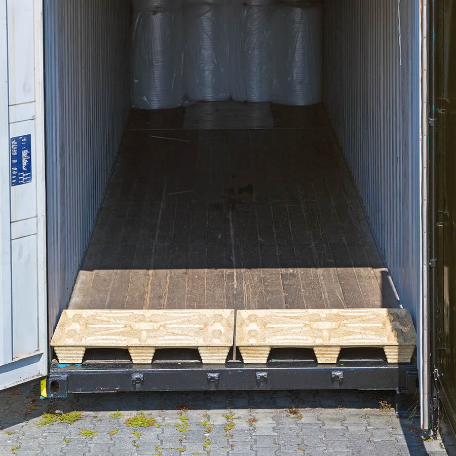 Für eine optimale Frachtraum-Ausnutzung im Übersee-Container Für eine optimale Frachtraum-Ausnutzung im Übersee-Container