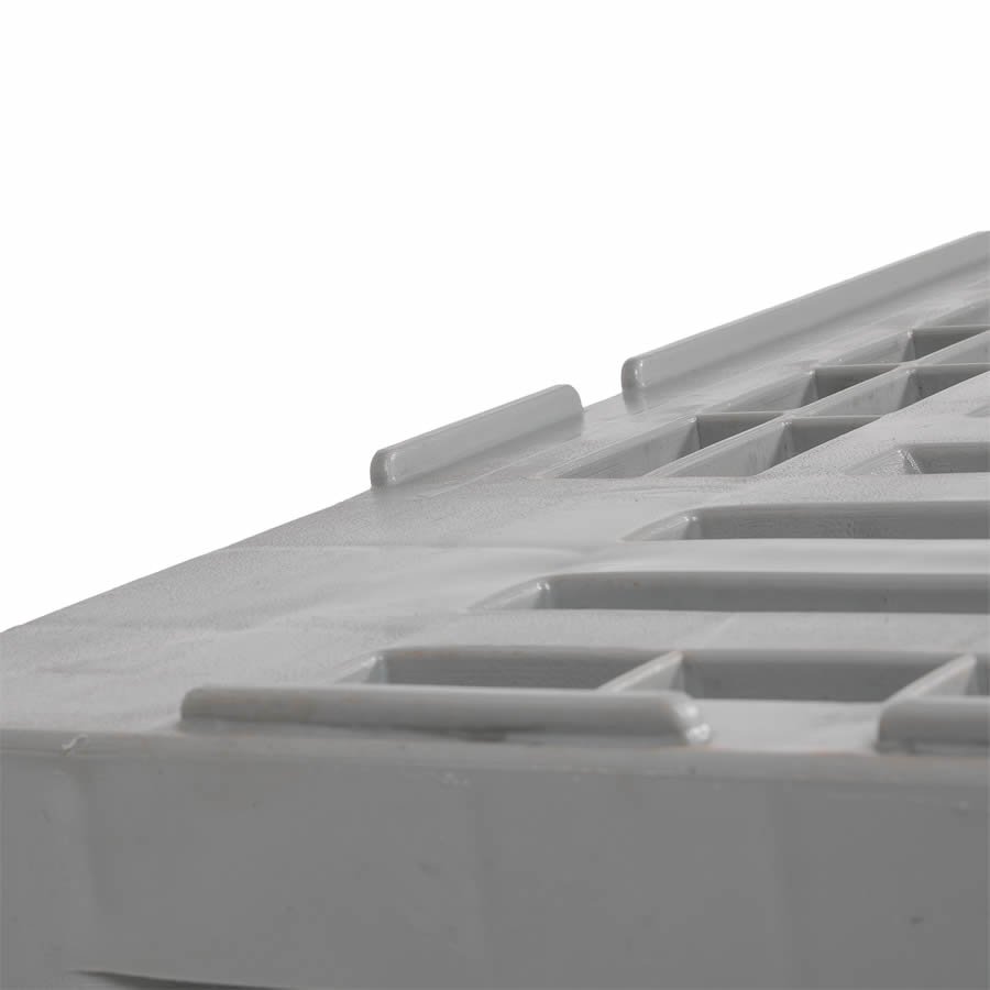 Erhöhte Außenkanten verhindern ein Verrutschen der Ladung Erhöhte Außenkanten verhindern ein Verrutschen der Ladung