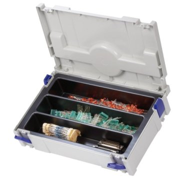 Systainer mit Einsatz zum Verpacken, Ordnen Präsentieren und Transportieren