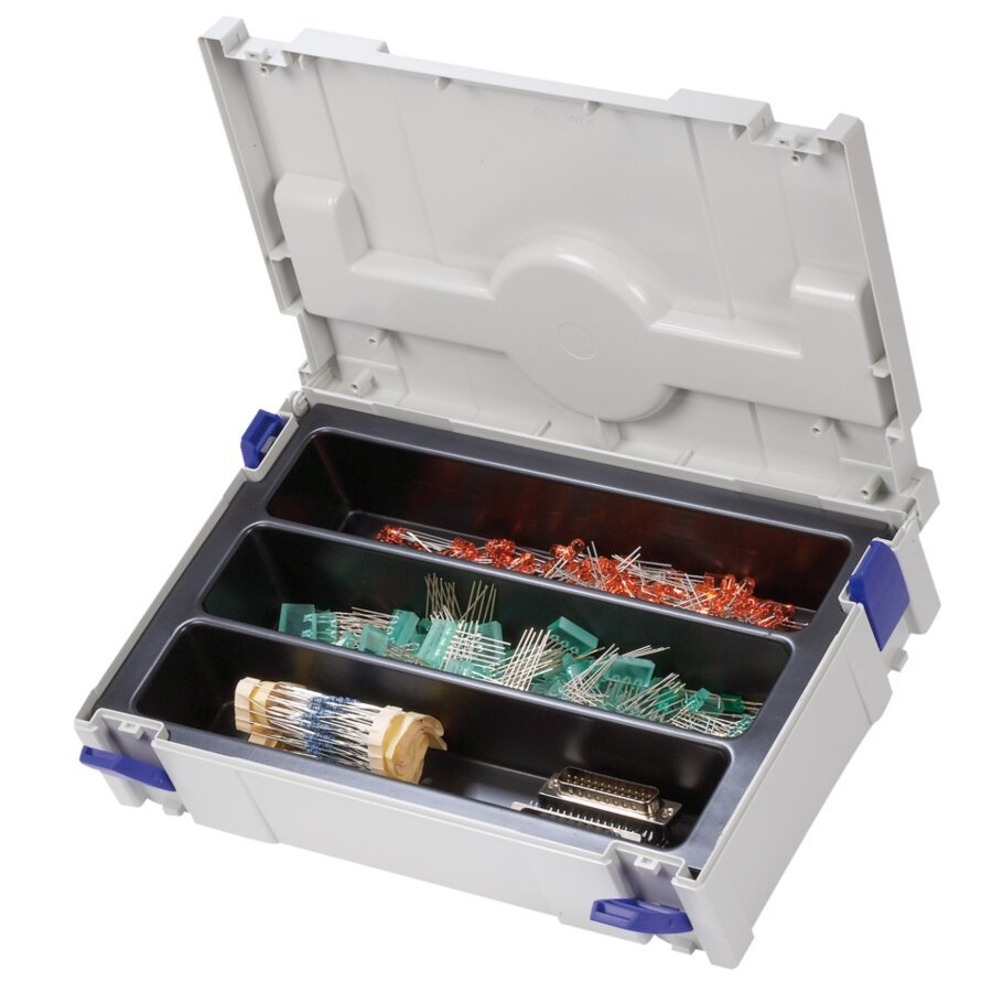 Systainer mit Einsatz zum Verpacken, Ordnen Prsentieren und Transportieren