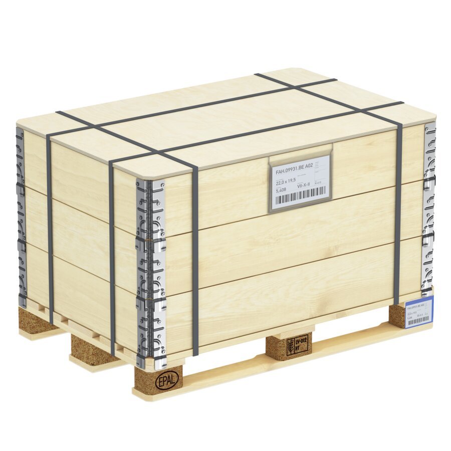 Die robusten Stahl-Beschlge sorgen fr hchste Stabilitt und Belastbarkeit des Containers