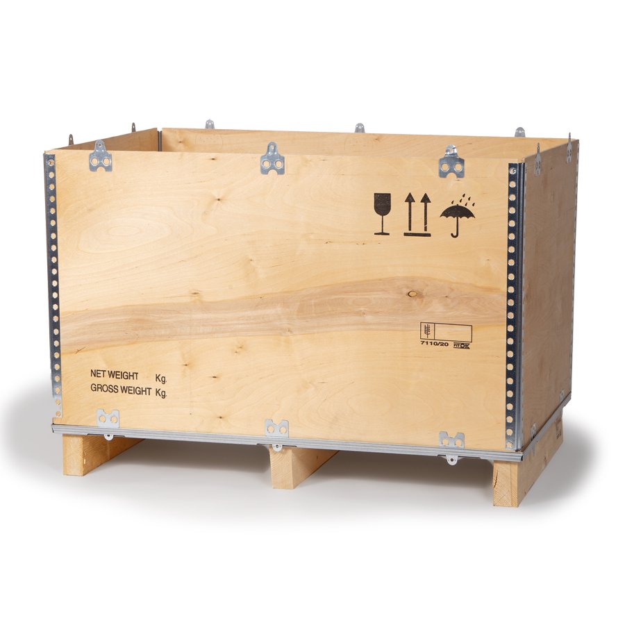 3-teilige Sperrholzkiste zum Falten, bestehend aus Boden + Ring + Deckel 3-teilige Sperrholzkiste zum Falten, bestehend aus Boden + Ring + Deckel