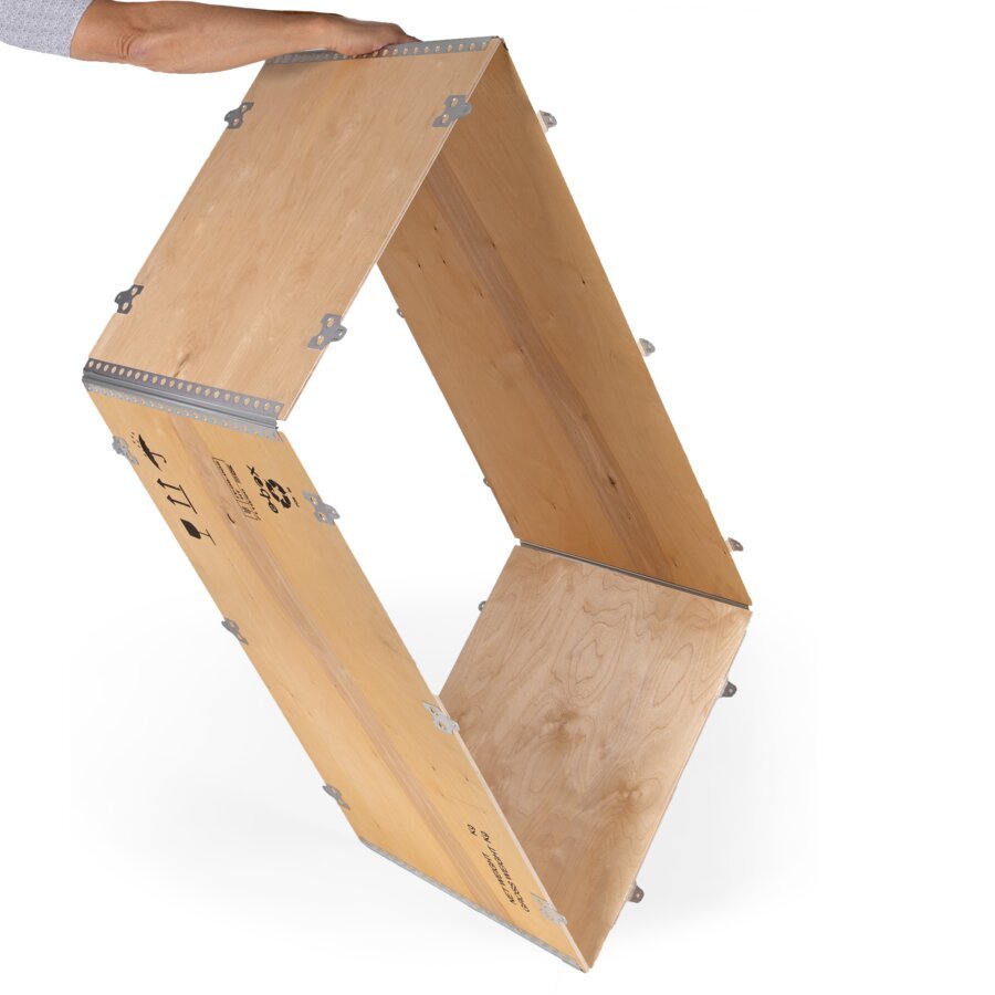 Der faltbare Ring kann einfach per Hand aufgebaut werden Der faltbare Ring kann einfach per Hand aufgebaut werden