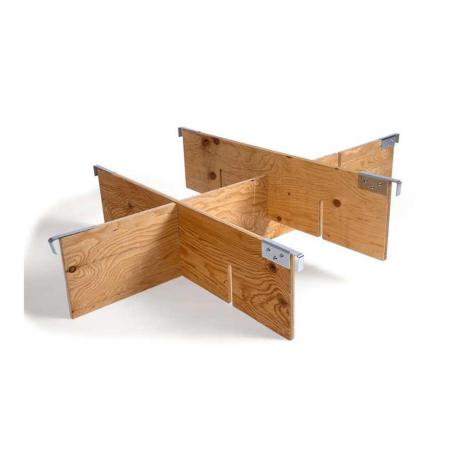 Praktische Unterteilung in 2 bis 16 Fächer möglich Praktische Unterteilung in 2 bis 16 Fächer möglich