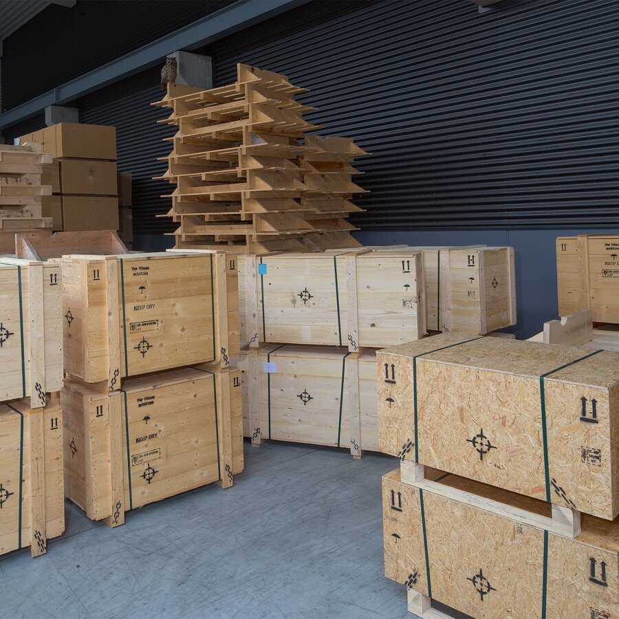 Holzkiste, genagelt