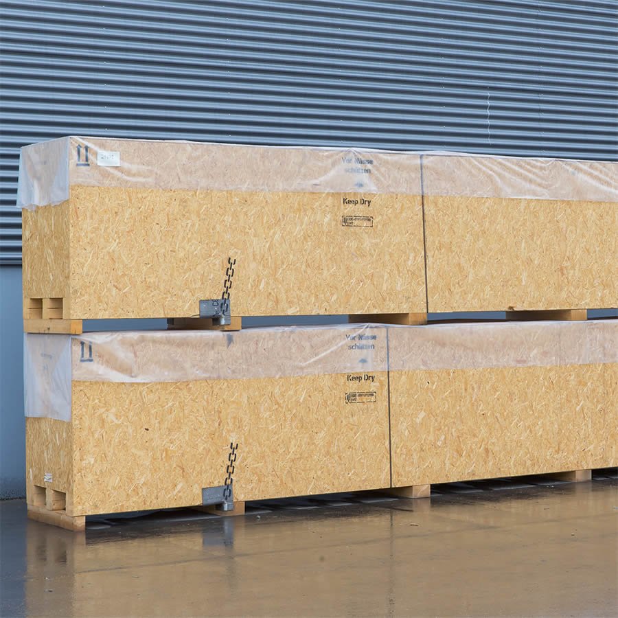 Individuelle Sondermaße, z.B. für extrem lange Packgüter lieferbar Individuelle Sondermaße, z.B. für extrem lange Packgüter lieferbar