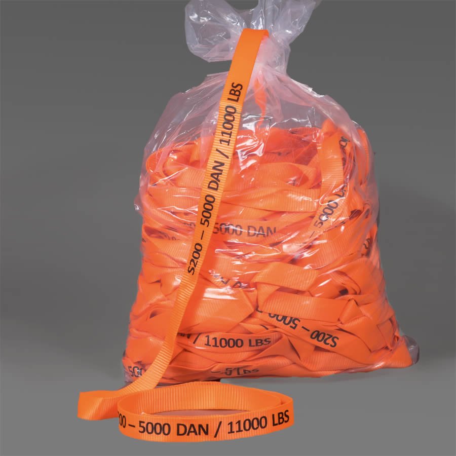 Hochwertiges Lashing Gurtband aus Polyester als Sackware Hochwertiges Lashing Gurtband aus Polyester als Sackware