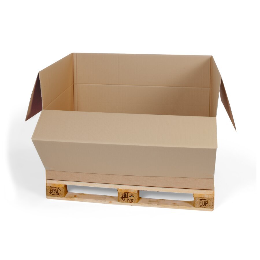 Der klassische Palettencontainer mit Ladeklappe
