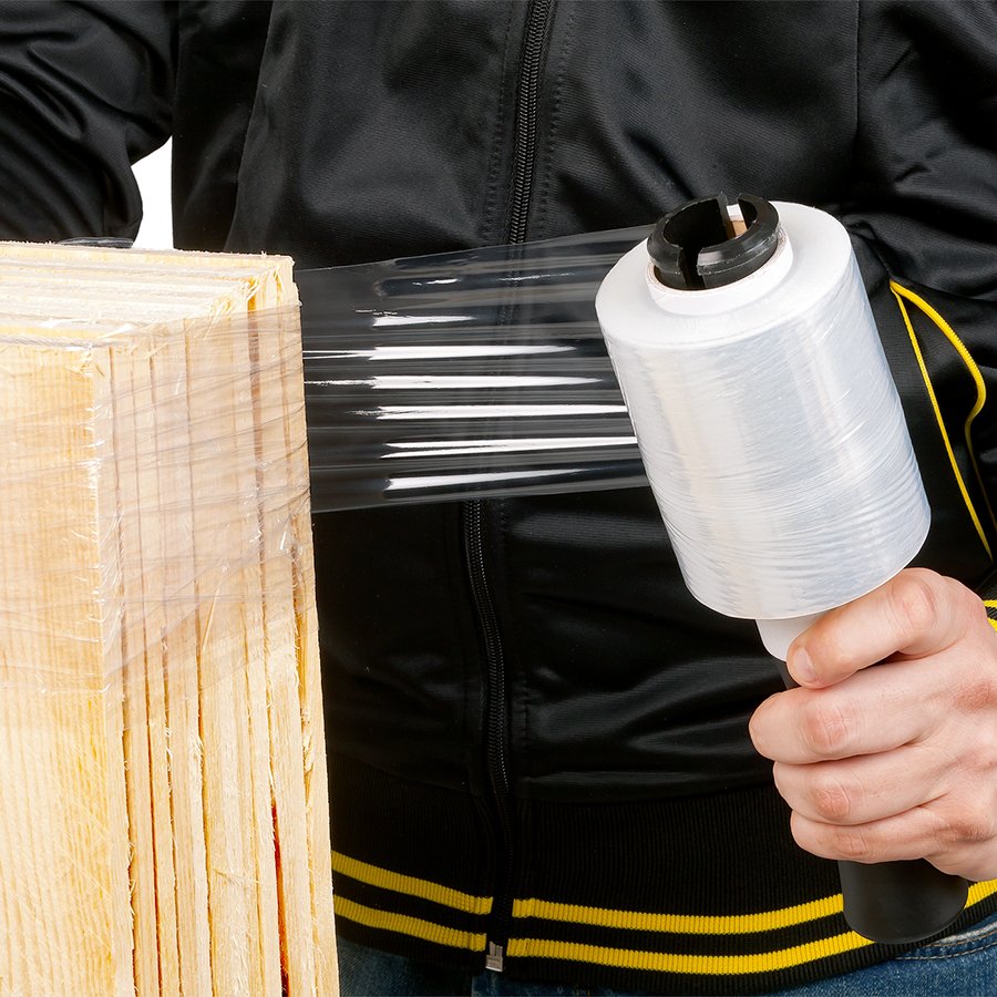 Ladungssicherungsfolie für Packgut wie Holz Ladungssicherungsfolie für Packgut wie Holz