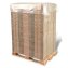 Transparentes Abdeckblatt für Paletten aus 50% recyceltem LDPE-Material Transparentes Abdeckblatt für Paletten aus 50% recyceltem LDPE-Material