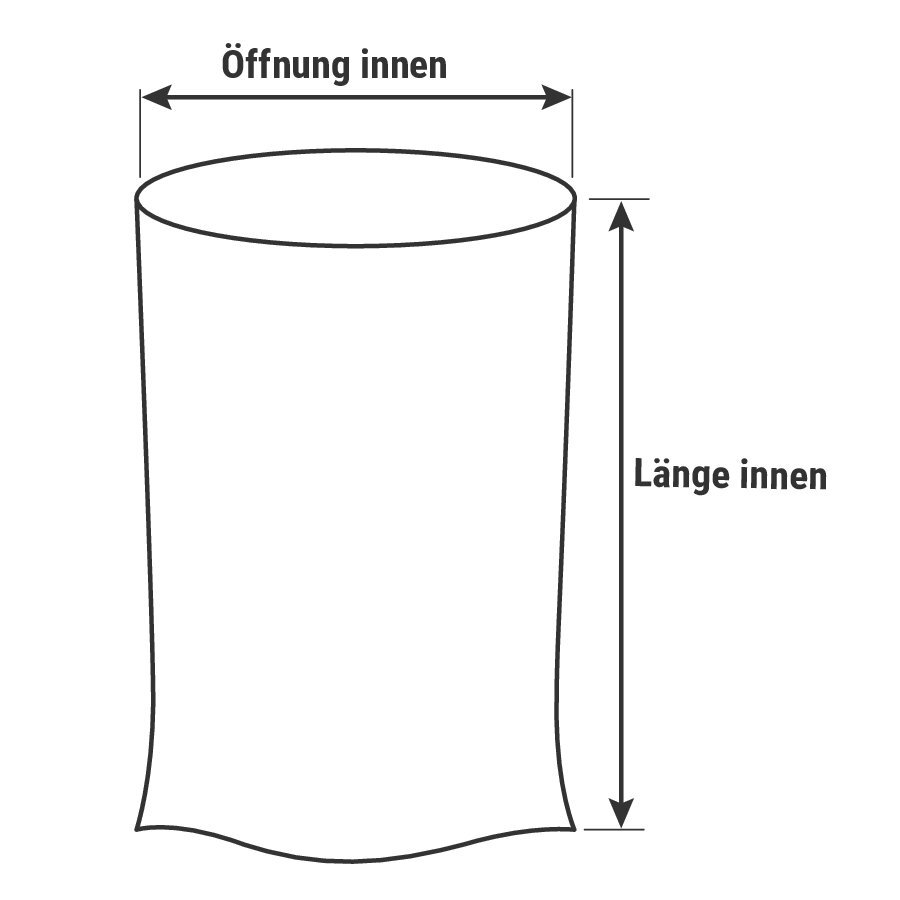 Abfalls�cke aus Papier 10% recycelt