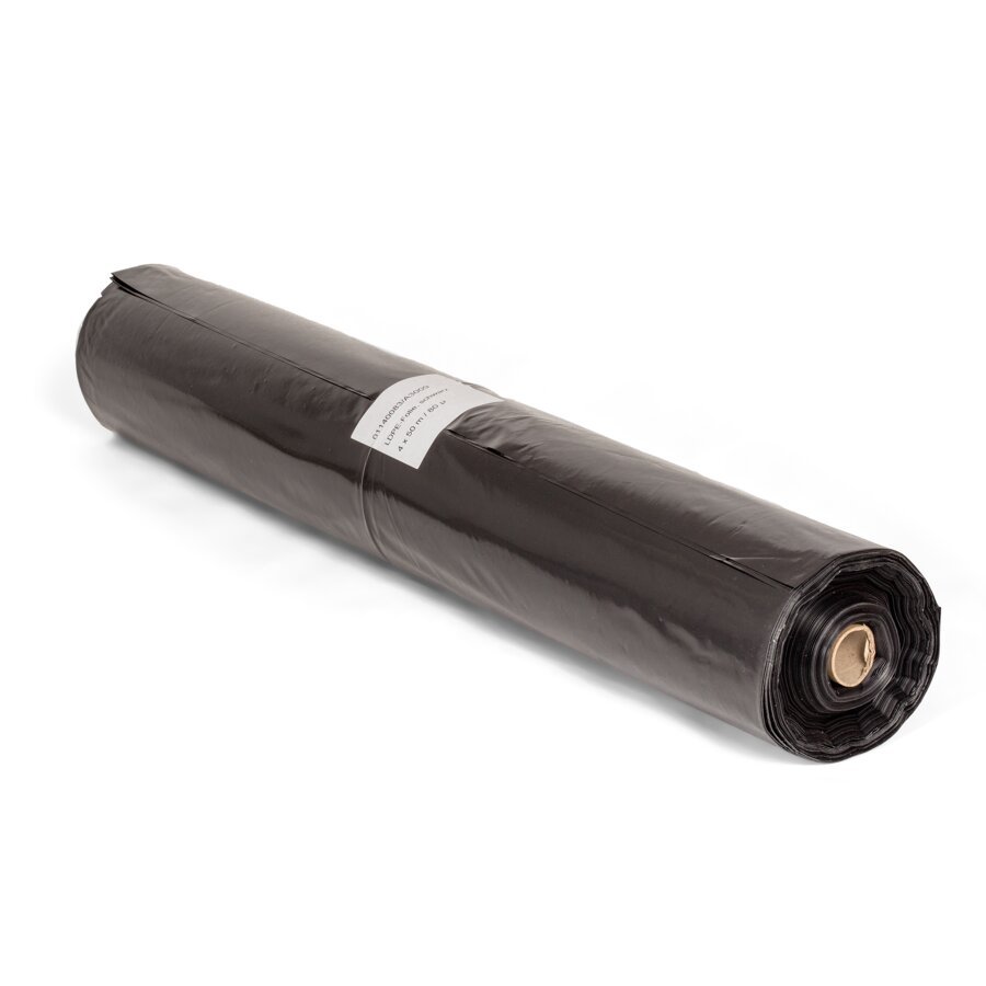 Je nach Folienbreite wird sie auf der Rolle mehrfach zusammengelegt und spart so wertvollen Lagerplatz