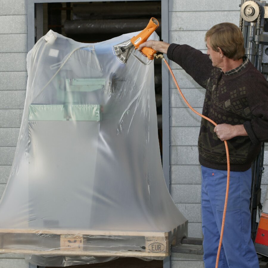 PE Schrumpfhaube fr Paletten