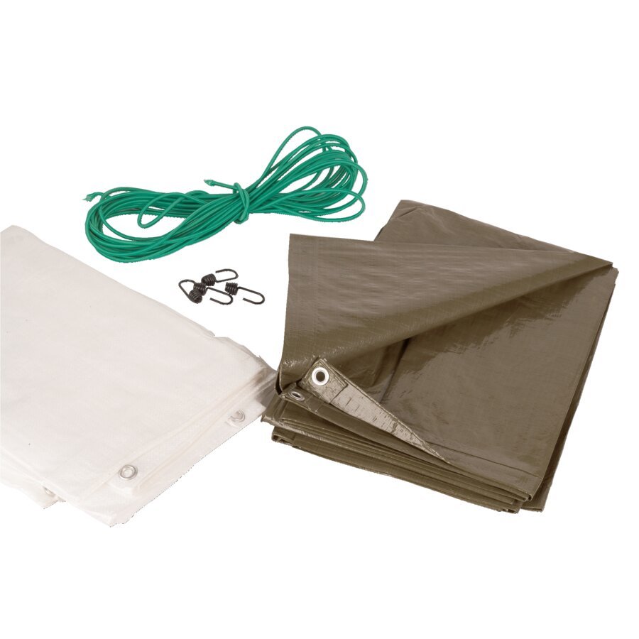 Expanderseil aus strapazierfhigem Gummi und passende Metallhaken mit Kunststoffummantelung