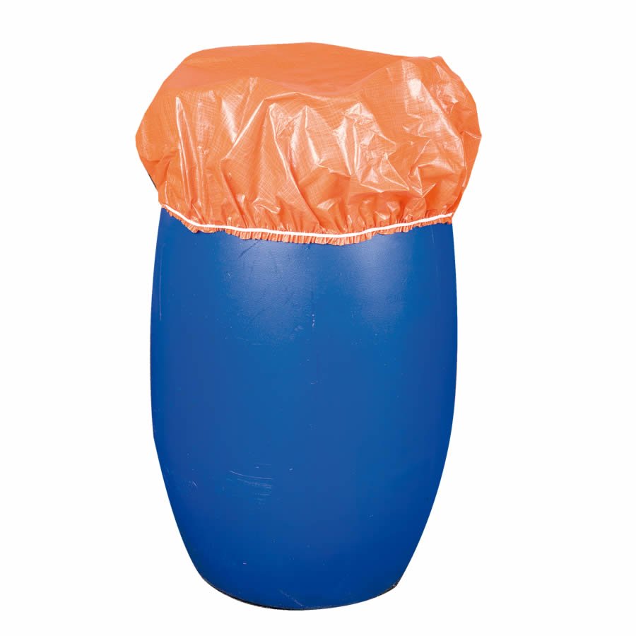 Fasshauben aus reißfestem Bändchengewebe Fasshauben aus reißfestem Bändchengewebe