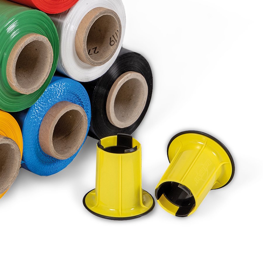 Die geniale, einfach anwendbare Hand-Gleithülse schont die Hände beim Einstretchen Die geniale, einfach anwendbare Hand-Gleithülse schont die Hände beim Einstretchen