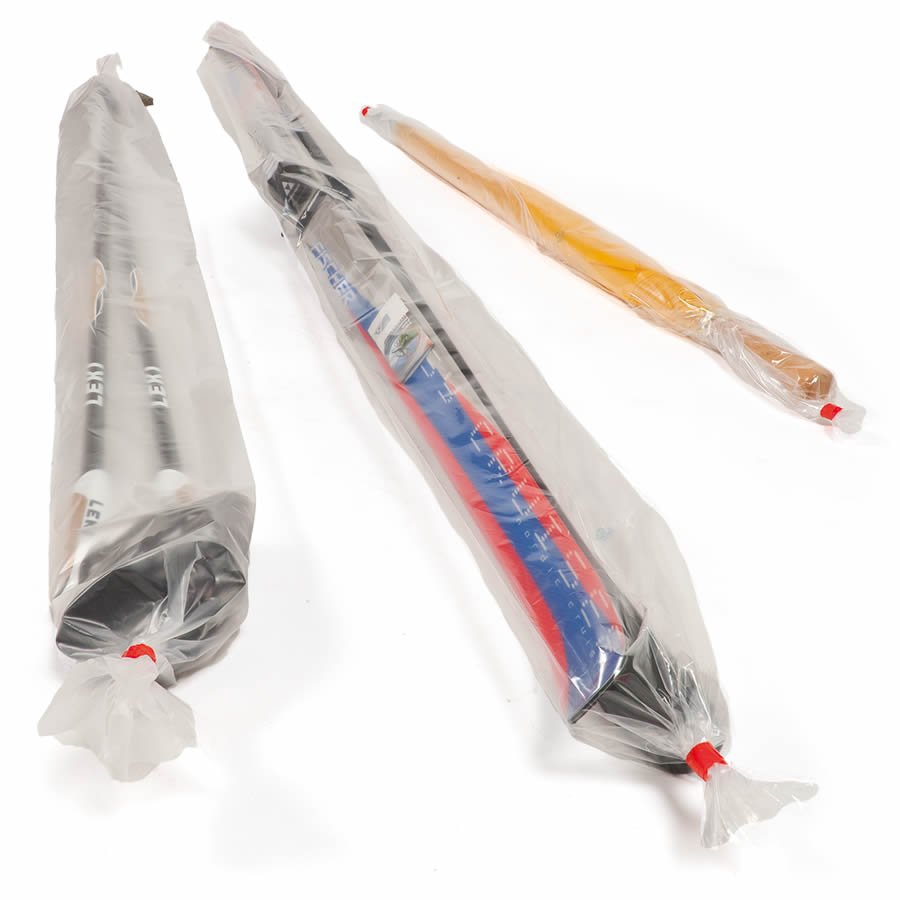 PE-Beutel für lange Güter wie Metall- oder Kunststoffprofile PE-Beutel für lange Güter wie Metall- oder Kunststoffprofile