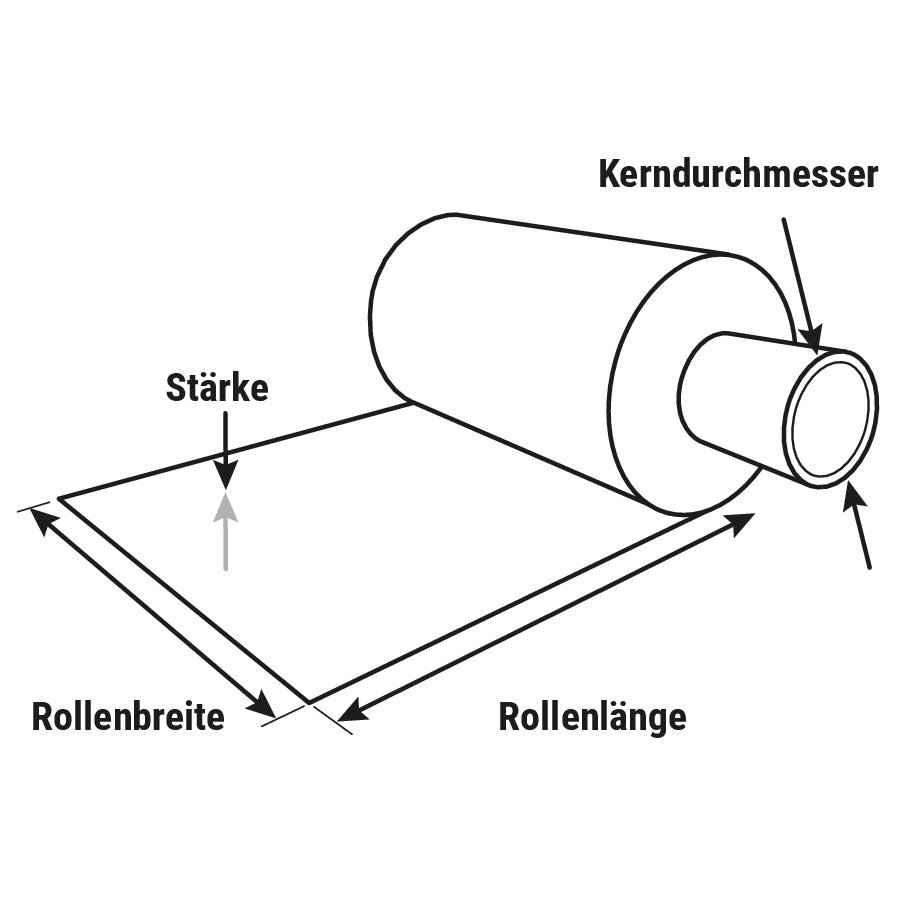 Ministretchfolie, vorgereckt
