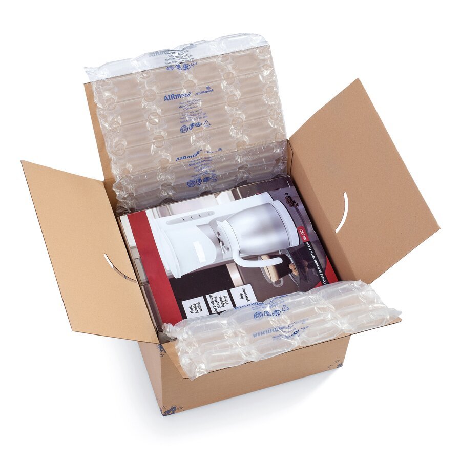 Die Cushion Folie wird vorwiegend fr das Polstern von greren Produkten verwendet