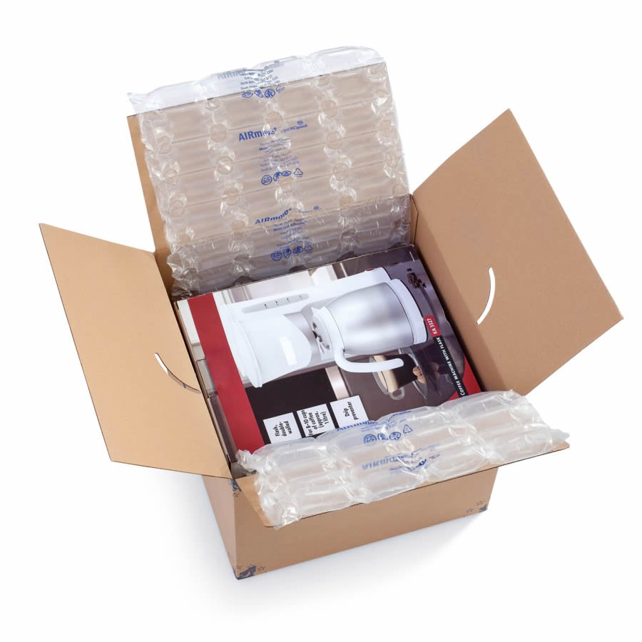 Die Cushion Folie wird vorwiegend für das Polstern von größeren Produkten verwendet Die Cushion Folie wird vorwiegend für das Polstern von größeren Produkten verwendet