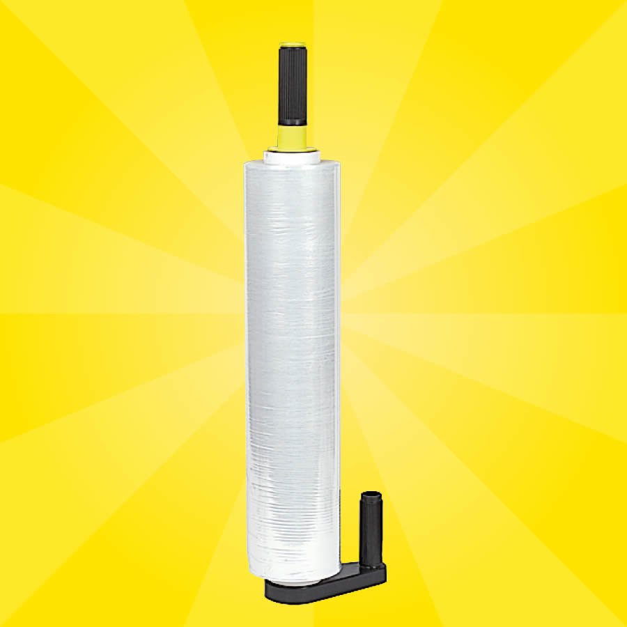 Spar-Set Handstretchfolie Economy + Abroller 2-teilig Spar-Set Handstretchfolie Economy + Abroller 2-teilig