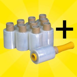 Ministretchfolie + Abroller Spar-Set