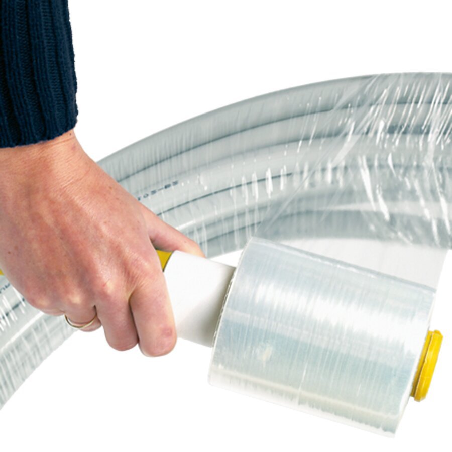 Als Alternative zu Klebeband, z.B. beim Bündeln von langen Gütern und Kabeln Als Alternative zu Klebeband, z.B. beim Bündeln von langen Gütern und Kabeln