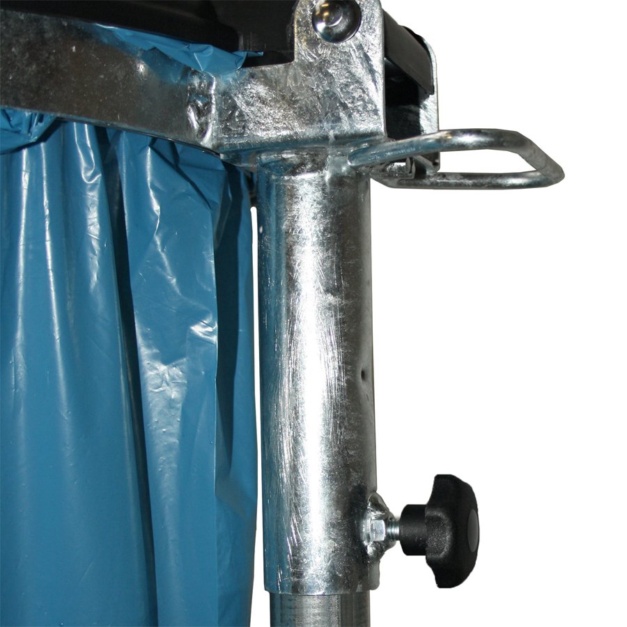 2 Sternschrauben am Gestell verhindern ein Verdrehen des Ständers 2 Sternschrauben am Gestell verhindern ein Verdrehen des Ständers