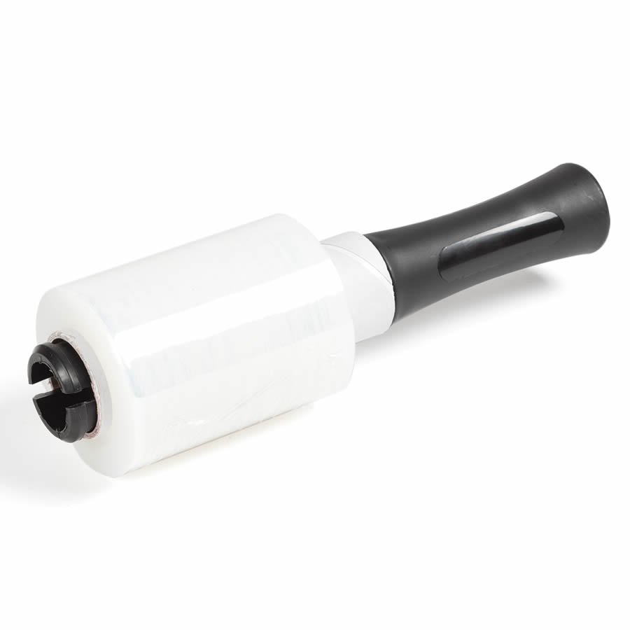 Abrollgriff speziell für das Abrollen von Ministretchfolie Abrollgriff speziell für das Abrollen von Ministretchfolie