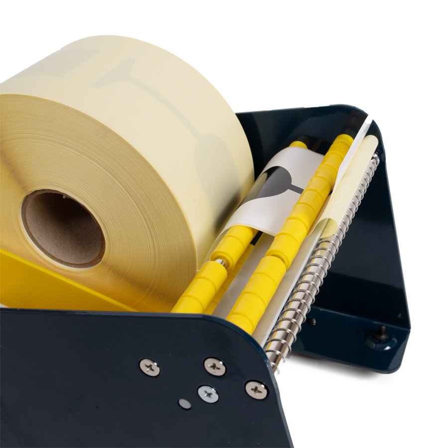 Einfaches Ablösen der Etiketten von der Folie Lupe - Ablösen von Etiketten