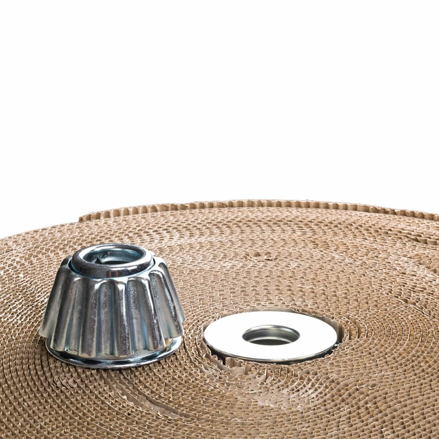 Doppelter seitlicher Führungskonus erleichtert das Abrollen Doppelter seitlicher Führungskonus erleichtert das Abrollen