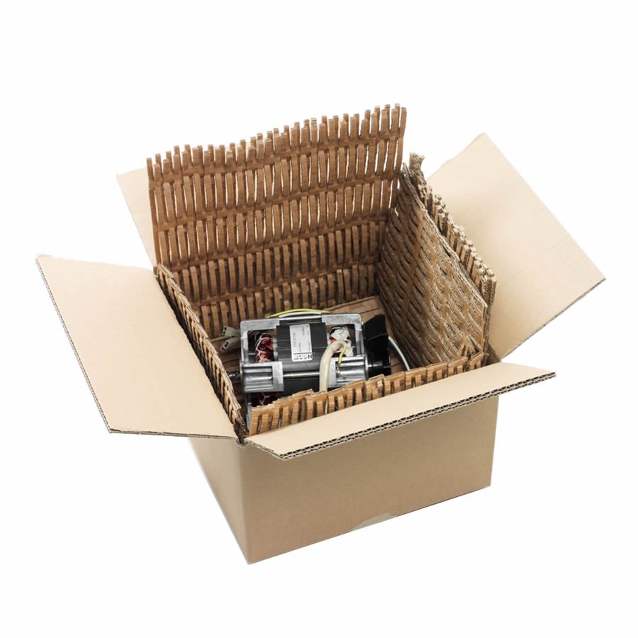 Füllmaterial aus alten Kartonagen mit idealen Polstereigenschaften Füllmaterial aus alten Kartonagen mit idealen Polstereigenschaften