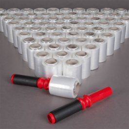 Abrollgriff fr Ministretchfolie, vorgereckt