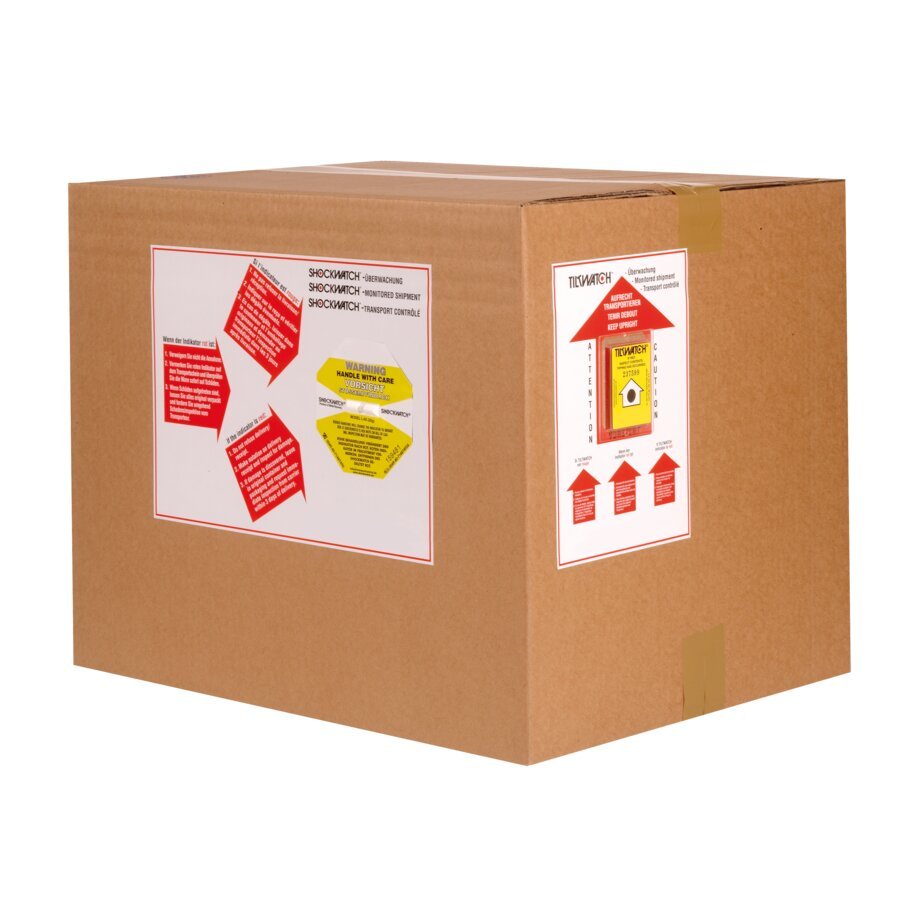 Beispielanwendung Tiltwatch Kippindikator