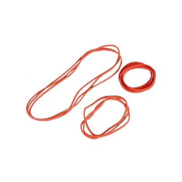 Gummiringe in unterschiedlichen Größen und Stärken