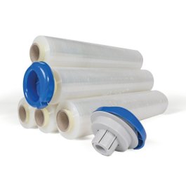 Gleithülsen für Handstretchfolie mit Bremse Gleithülsen für Handstretchfolie mit Bremse