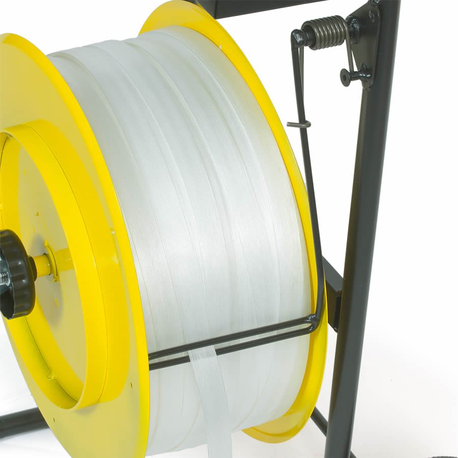 Das Kompositband lässt sich dank der Bandführung leicht abrollen Das Kompositband lässt sich dank der Bandführung leicht abrollen