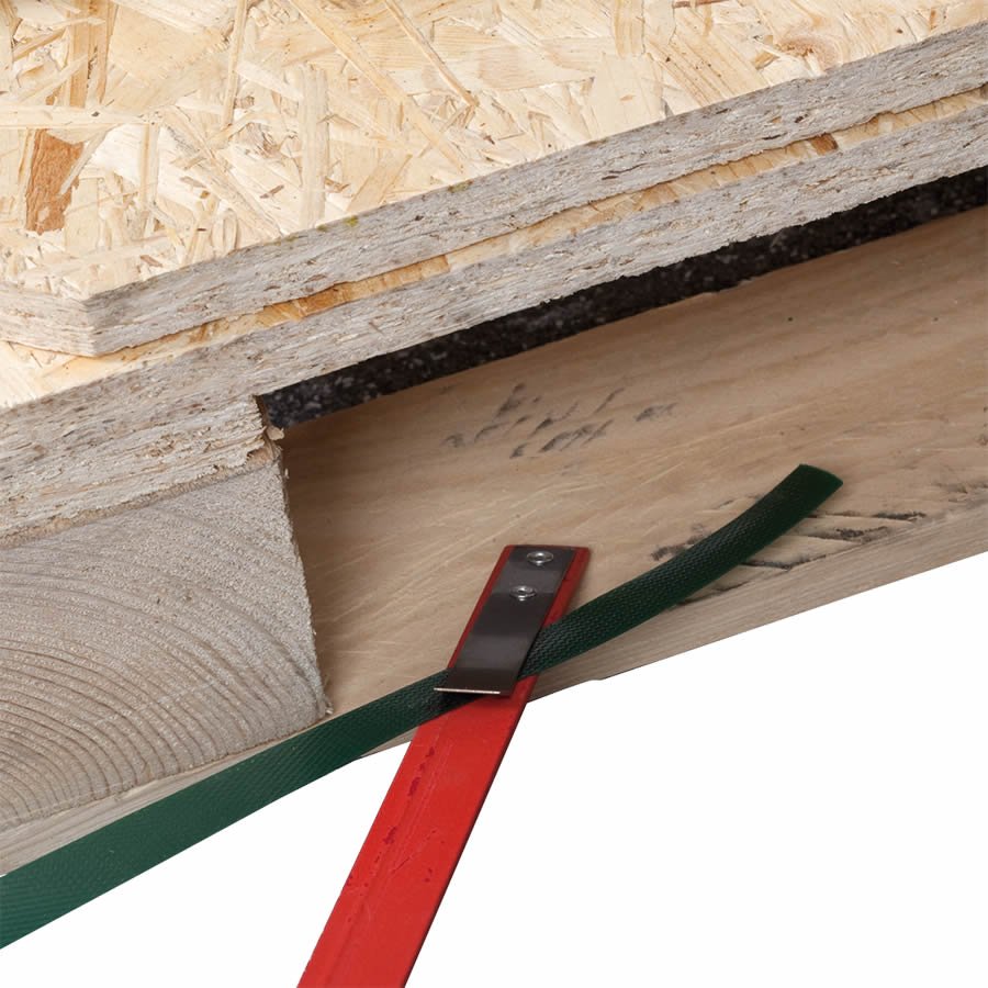 Hilfe zum Umreifen von Paletten Hilfe zum Umreifen von Paletten