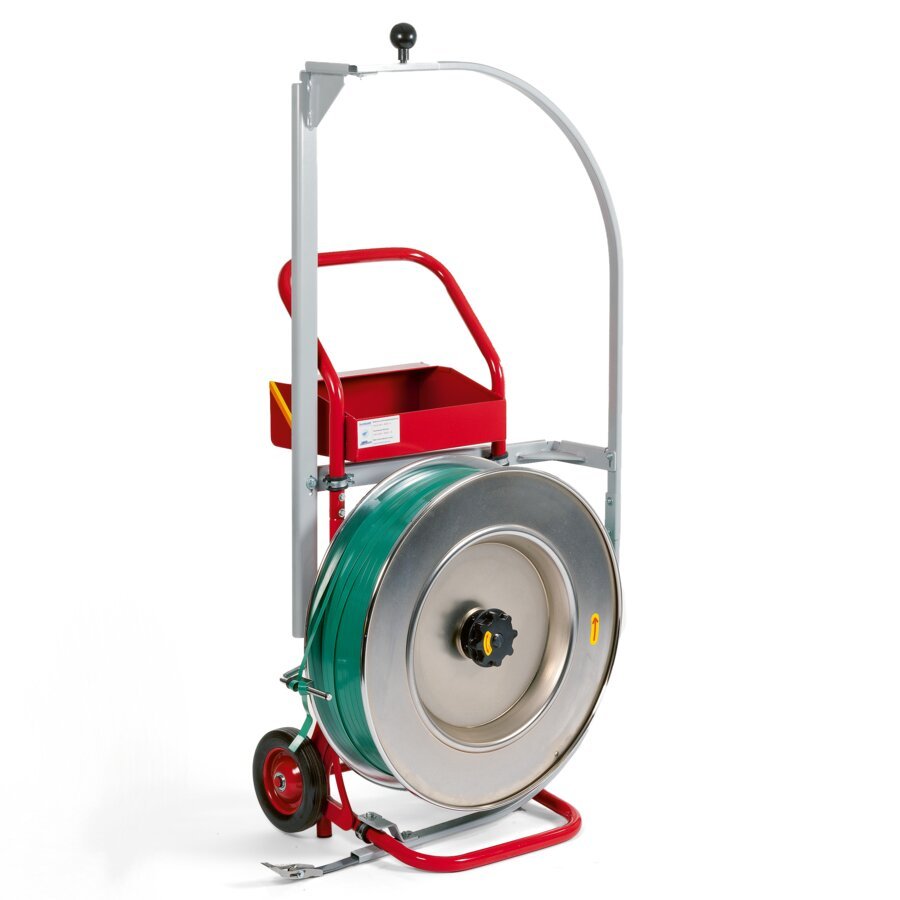 Abrollwagen mit Palettierhilfe