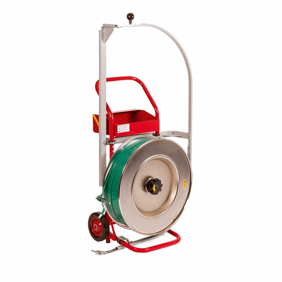 Abrollwagen mit Palettierhilfe Abrollwagen mit Palettierhilfe