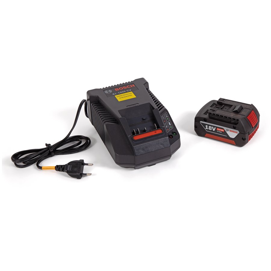 Im Lieferumfang enthalten: moderner Li-Ion-Akku und Ladegerät Im Lieferumfang enthalten: moderner Li-Ion-Akku und Ladegerät