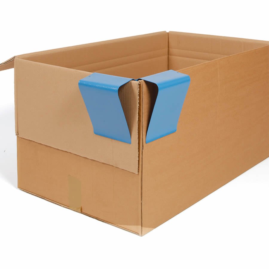 Klappen-Niederhalter für Kartonagen Klappen-Niederhalter für Kartonagen