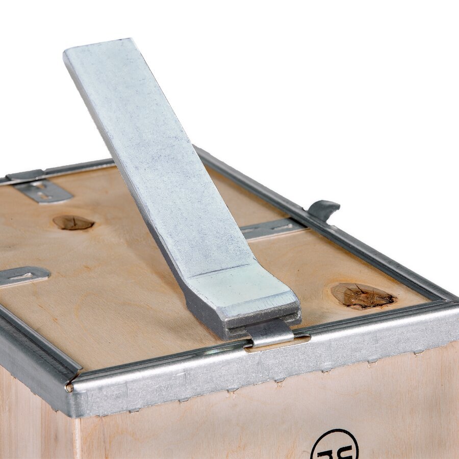 Verschluss-Werkzeug für faltbare Sperrholzkiste Verschluss-Werkzeug für faltbare Sperrholzkiste