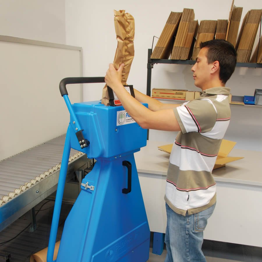 Sie können immer dort produzieren, wo die Papierpads gerade benötigt werden Sie können immer dort produzieren, wo die Papierpads gerade benötigt werden