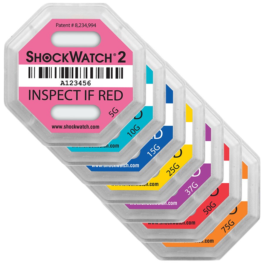 Shockwatch 2 - Stoßindikator zur Transportüberwachung von Packstücken Shockwatch 2 - Stoßindikator zur Transportüberwachung von Packstücken