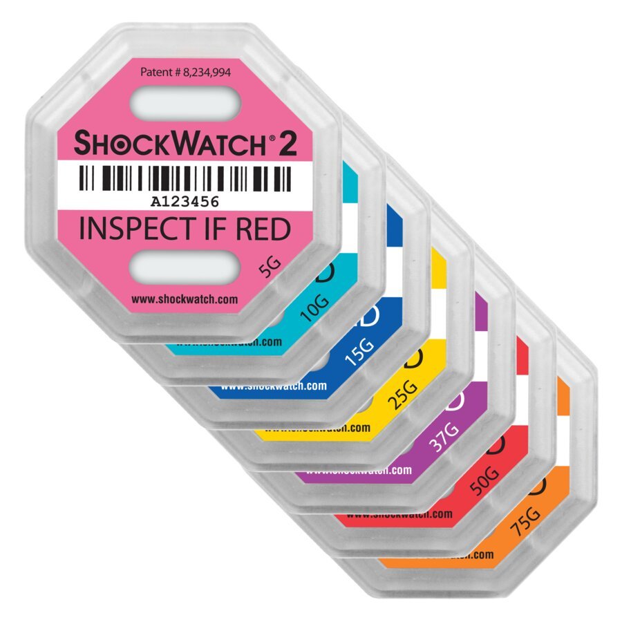 Shockwatch 2 - Stoindikator zur Transportberwachung von Packstcken