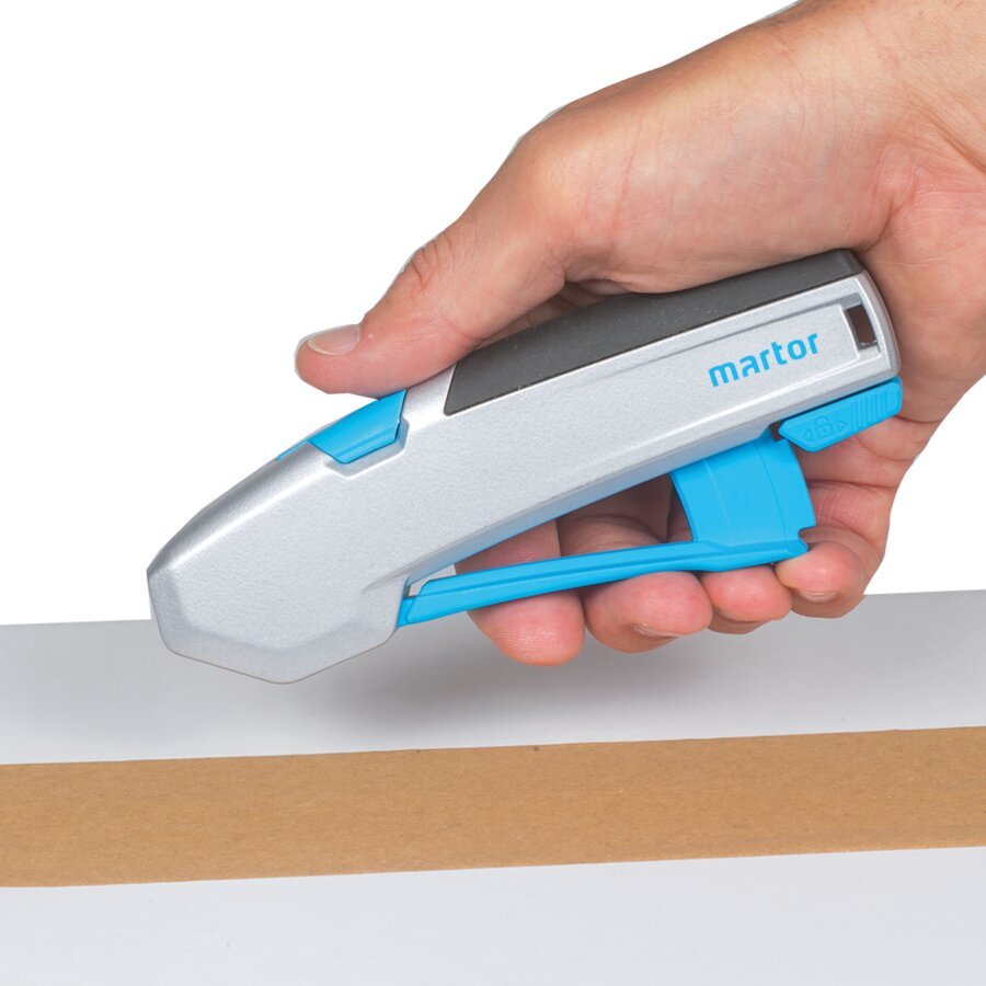 Vollautomatischer Klingenrckzug beim Loslassen des Hebels