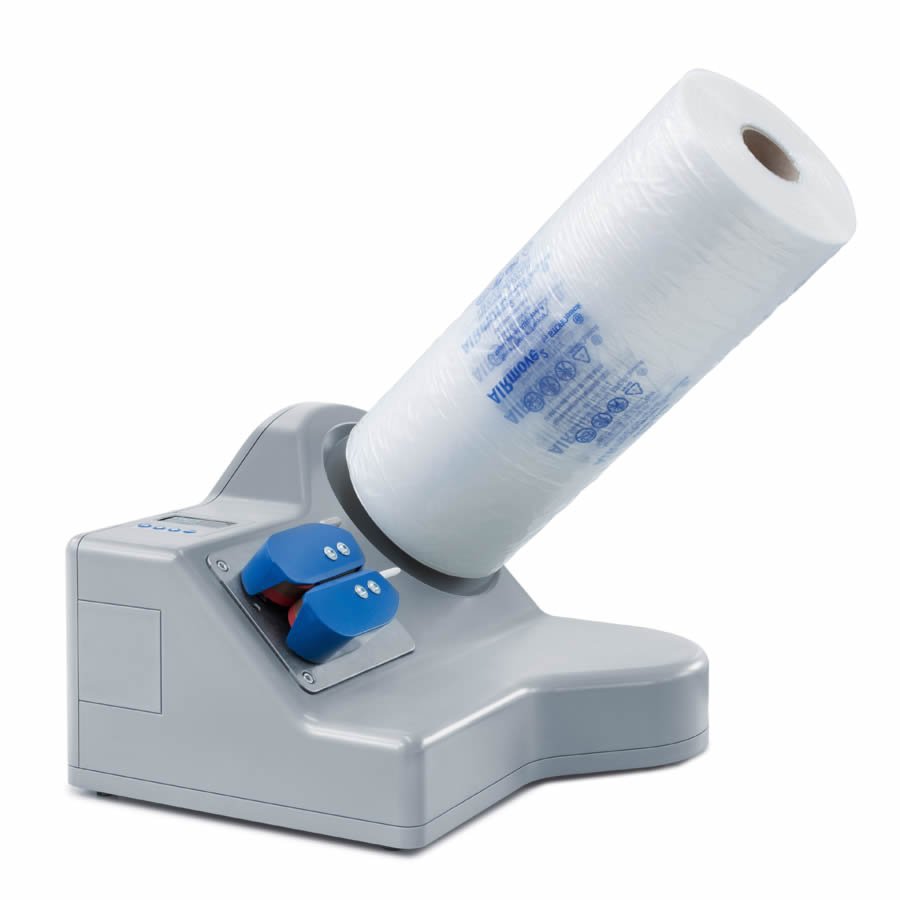 Die bentigten Folienrollen knnen einfach aufgesteckt und wieder abgenommen werden