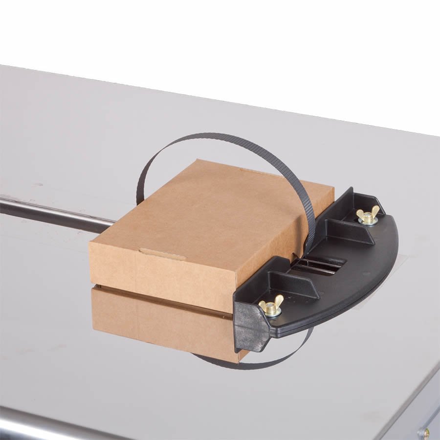 Maschine zum Umreifen von Bändern Maschine zum Umreifen von Bändern